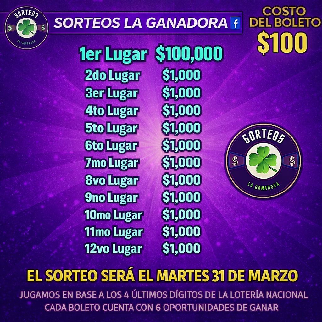 Sorteo Especial 💲